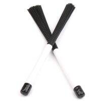 2Pcs Cajon Brush Telescoping Drum Brushes Nylon Sticks Percussion for Jazz Stick Drum Musical