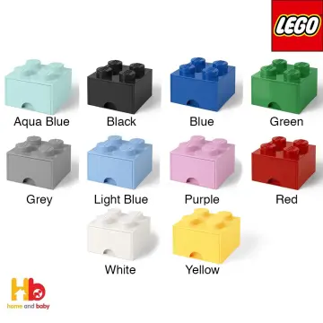 Lego Storage Brick Drawer 4, Aqua Light Blue