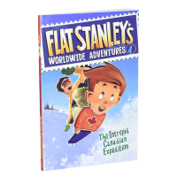 Milu Flat Stanley S การผจญภัยทั่วโลกของชาวแคนาดาผู้กล้าหาญการเดินทางหนังสือภาษาอังกฤษต้นฉบับ