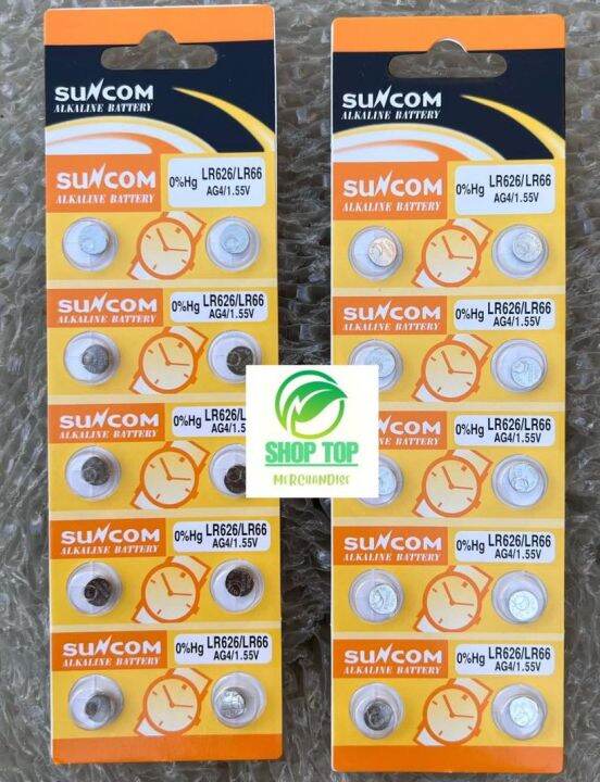 LR626/LR66 AG4 ALKALINE BUTTON CELL BATTERY Lazada PH