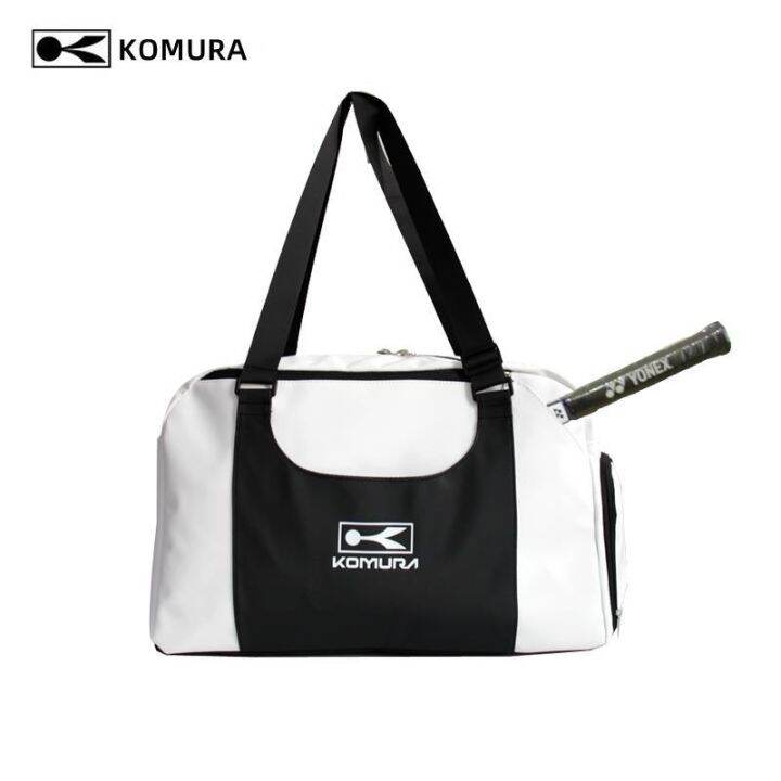 new-komura-gucun-tennis-badminton-bag-one-shoulder-2-packs-carrying-bag-handy-casual-large-capacity-shoes-and-clothing-accessories-bag