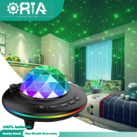 ORIA Starry Sky ไฟกลางคืนเพลงดาวโคมไฟฉายภาพพร้อมรีโมทบลูทูธ Galaxy Nebula ไฟโปรเจ็คเตอร์สำหรับเด็กผู้ใหญ่