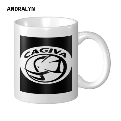 ✻ Creative DIY photo Cagiva Motorcycle Logo Mug Ceramic Mug Coffee Mugs Milk Cup Gift Print Picture