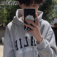 TIDE BEAR เสื้อฮู้ดผู้ชาย-ขนแกะและเสื้อกันหนาวแบบหนา-เสื้อกันหนาวพร้อมลายพระปรมาภิไธยย่อระดับพรีเมียมสำหรับผู้ชายและผู้หญิง