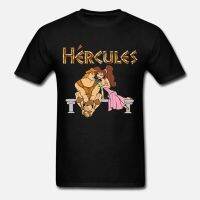 Cartoon Hercules Hades graphic cotton O-neck T-shirt for men