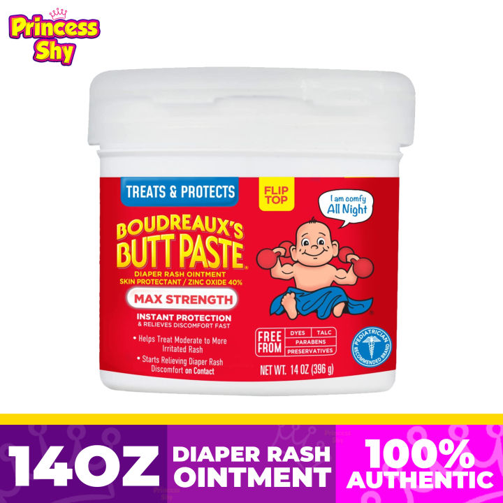 Boudreauxs Butt Paste Maximum Strength Diaper Rash Ointment 14 Oz Jar 397g Lazada Ph 0905