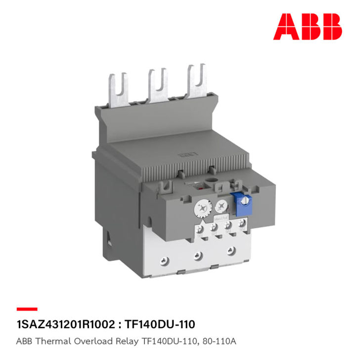 abb-thermal-overload-relay-tf140du-110-80-110a-tf140du-110-1saz431201r1002-เอบีบี-โอเวอร์โหลดรีเลย์