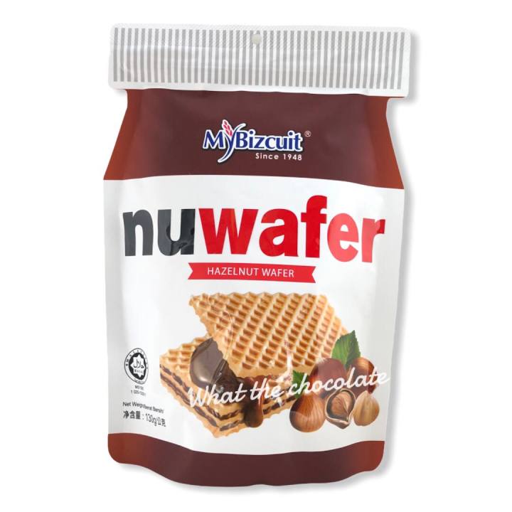 nuwafer-เวเฟอร์กรอบสอดไส้ช็อคโกแลตเฮเซลนัท