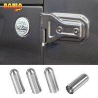 BAWA Hinge Plug for Jeep Wrangler JL 2018 Stainless Steel 2 Door 4 Door Hinge Latch Parts Accessories for Jeep Wrangler jl Nails  Screws Fasteners