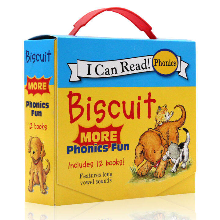 biscuit-dog-series-12-gift-boxes-with-natural-spelling-my-first-i-can-read-biscuit-more-phonics-fun-original-english-picture-book