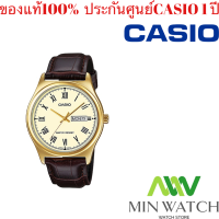 Casio Standard นาฬิกาข้อมือสุภาพบุรุษ สายหนัง รุ่น MTP-V006GL-9B (สีน้ำตาล)จากร้าน MIN WATCH