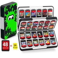 48 In 1 Switch Game Card Storage Case Beboncool Magnetic Switch Game Card Box Game Accessories with Soft Silicone Lining