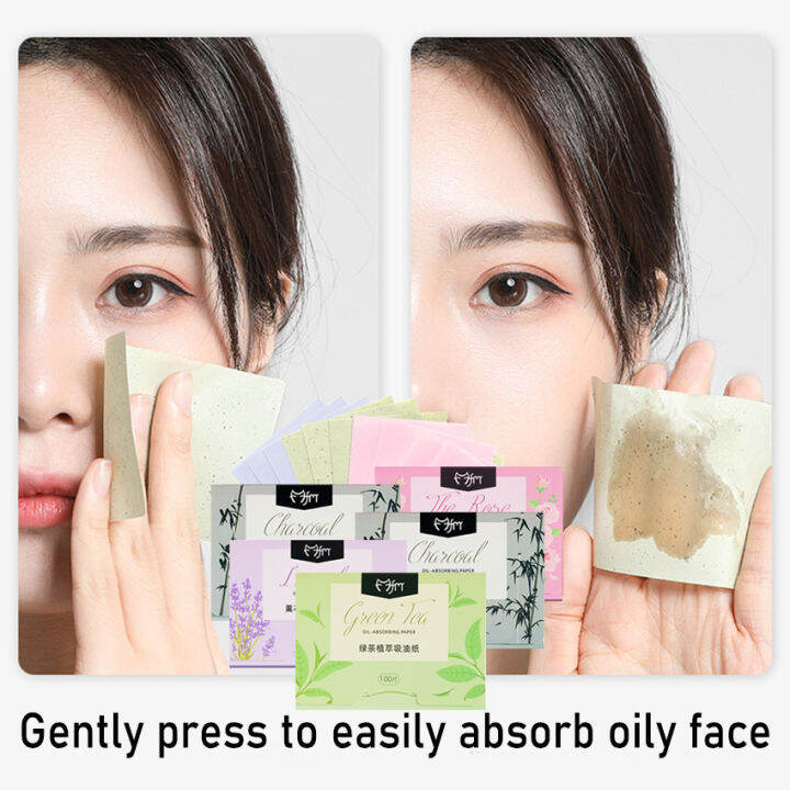 Face Oil Absorbing Paper Facial Control Wipes Cleanser Blotting For