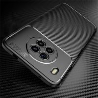 For Huawei Nova 8i Case Carbon Fiber Protection Phone Covers Huawey Nova8i 8 i i8 Camera Shockproof Fundas Coque Phone Cases