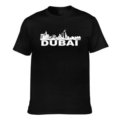 Dubai Cityscape Skyline Mens Short Sleeve T-Shirt