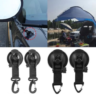 Car Truck Tent Suction Cups Buckle Round Triangular Side Awning Anchors Outdoor Camping Tent Suckers Securing Hook Accessories