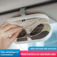 Car glasses case with aroma diffuser glasses clip universal sun visor storage sunglasses frame car accessories storage box