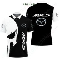 NEW Summer 2023 Style Mazda Polo Shirt Anime Quick Dry T Shirt For Mens Clothes Casual Luxury Oversized T-Shirt 3D Printing Unisex Short Sleeve TeeNew product，Canbe customization high-quality