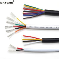 10M UL2464 ลวดทองแดง 30 28 26 24 22 20 18 16 14AWG PVC Channel Sheath 2 3 4 5 6 7 8 9 10 แกนสายเคเบิลควบคุมสัญญาณฉนวน