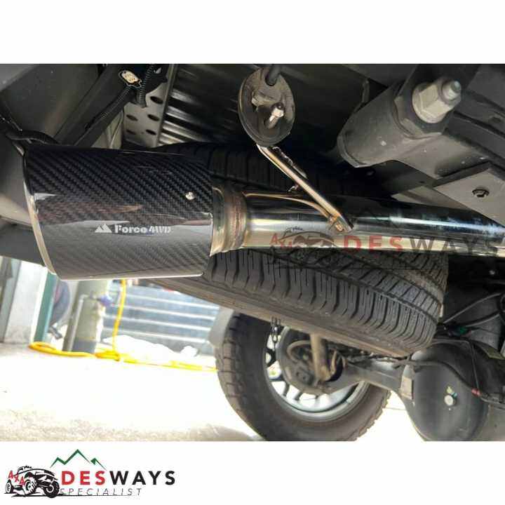 Force 4WD Carbon Tip Exhaust For ISUZU DMAX DMAX Lazada