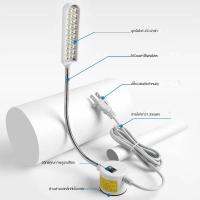 ไฟแบนโคมไฟทำงานบนจักรเย็บผ้าเหล็กดูดledโคมไฟที่มีแม่เหล็กไฟฟ้าโคมไฟขนาดเล็ก