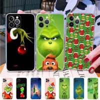 Christmas monsters Phone Case For iPhone 14 11 12 13 Mini Pro XS Max Cover 6 7 8 Plus X XR SE 2020 Funda Shell