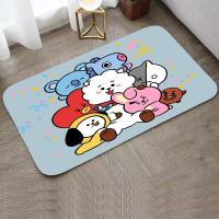 [HOT UIHOTXKWOGHG 621]พรมต้อนรับ Bt21 Keset Dapur S ไม่ลื่นและซักได้ Keset Dapur พรมห้องน้ำพรมเท้าประตูอาบน้ำในห้องน้ำชั้นโถงอธิษฐาน