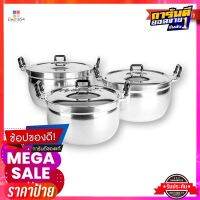 ตราจระเข้ หม้อข้าว 24-28 ซม.Crocodile Rice Cooking Pot 24-28 cm.