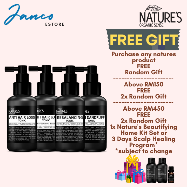 NATURES Organic Sense Anti Hair Loss Tonic / Anti Hair Loss Tonic for