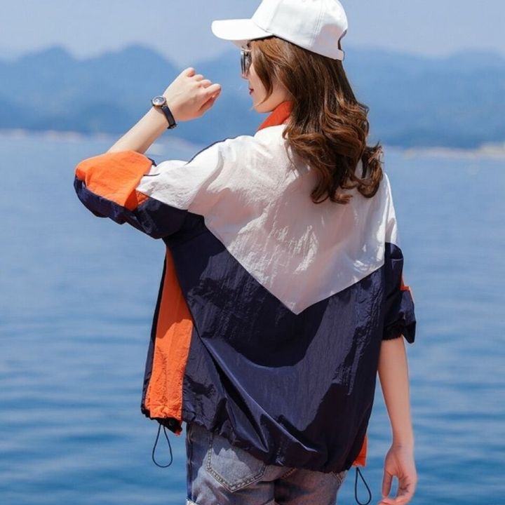 summer-autumn-womens-jacket-sun-protection-clothing-sports-jacket-lightweight-top-korean-fashion-loose-free-shipping-wholesale