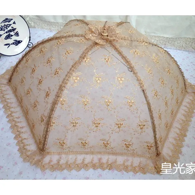 Foldable High Quality Lace Sanitary Vegetable Cover Dining Table Yarn
