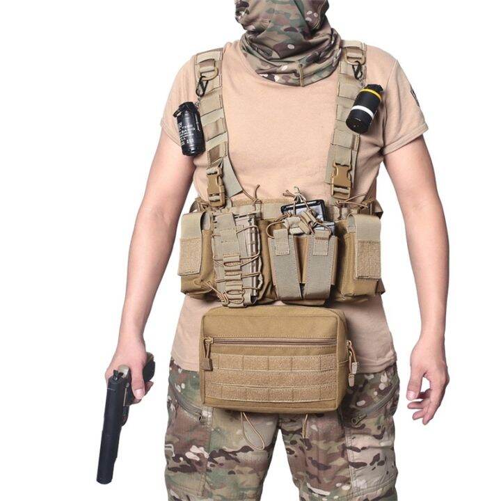 Tactical Vest Dangler Drop Pouch Mini Abdominal Dump Drop Pouch Fanny