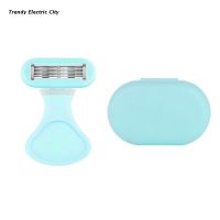 ZZOOI R9CD Shaving  Blades Girl Body Hair Remover Shaver With Plastic Storage