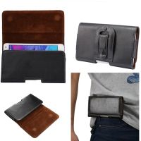 ♝●☍ Luxury Genuine Leather Men Waist Bag Clip Belt Pouch Case For Samsung Galaxy A3 A5 A7 2017 A8 S8 Plus S9 S9 Plus J3 J5 J7 Note 8