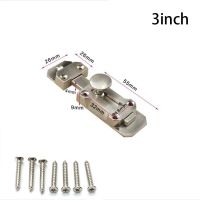 Slide Bolt Latch Door Lock Brushed Nickel For Bathrooms For Toilets Silver With Screws Zinc Alloy Sale Durable Hot Door Hardware Locks Metal film resi