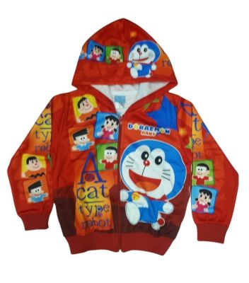 เสื้อผ้าเด็กลายการ์ตูนลิขสิทธิ์แท้เด็กผู้ชาย/ผู้หญิง เสื้อผ้าเด็กเล็ก เด็กโต ชุดเสื้อกันหนาว แจ็คเก็ต Jacket โดเรม่อน Doraemon ADC134-61 BestShirt