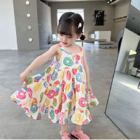 Children Clothing Girl Cartoon Flower Sundress 2023 Spring Summer New Fashionable Casual Simple Sweet Girls Princess Dress  by Hs2023