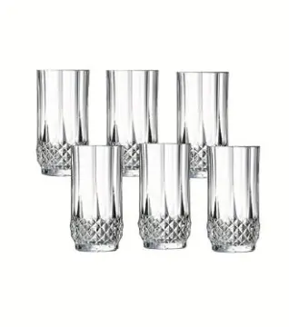 Cristal d'Arques Macassar Highball, Set of 4