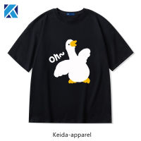 Keida-apparel เสื้อยืด เสื้อยืดคอกลม ใหม่ ฤดูร้อน แขนสั้น แฟชั่น เสื้อยืด สไตล์เรียบง่าย ขนาด S-5XL รหัสสินค้า：3402