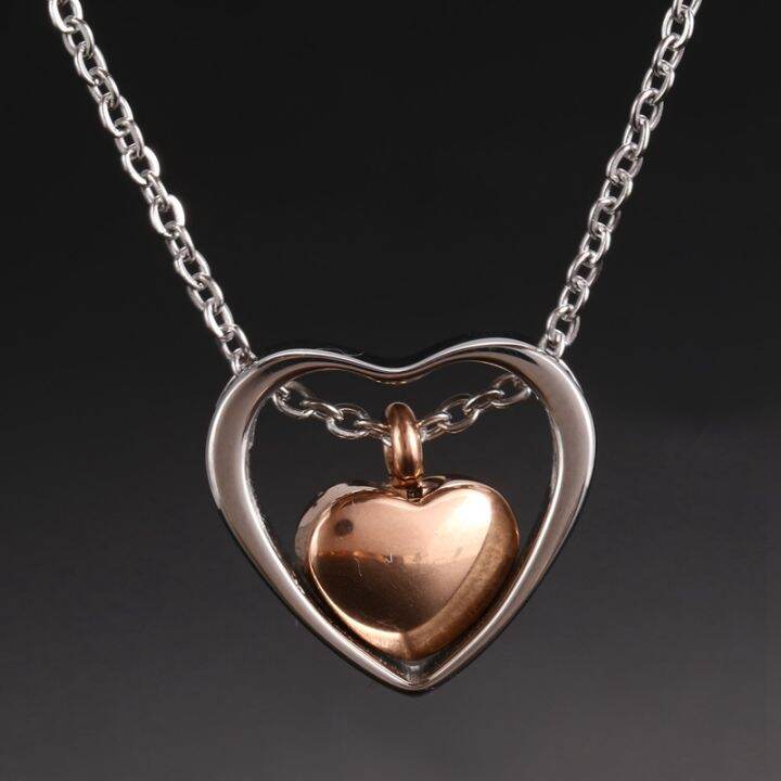 double-heart-cremation-urn-necklace-pendant-funnel-fill-kit-keepsake-memorial-ashes