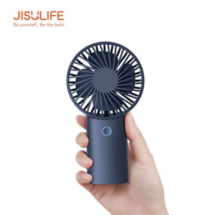 Jisulife Portable Fan Mini USB Rechargeable 6000mAh Battery Hand ...