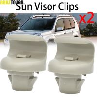 2X Sun Visor Clips Holder Bracket For Nissan Juke F15 Tiida C12 X-trail T31 T30 Infiniti FX35 FX45 G35 Pathfinder R51 Frontier