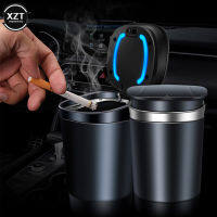 OperecwwartCar Ashtray Portable Automatic Multi-function One-button Open Lid Ashtray with LED Light Metal Liner for Carhot