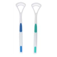 2pcs/set Oral Care Tongue scraper Cleaner Fresh breath Make