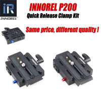 อัพเกรด INNOREL อลูมิเนียม Quick Release Clamp Kit QR แผ่นอะแดปเตอร์สำหรับ Manfrotto 501 500AH 701HDV 503HDV Q5ฯลฯ