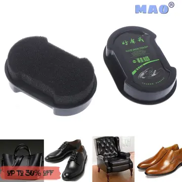 Double-sided Colorless Leather Shoes Care Portable Instant Shine Spong