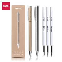 【living stationery】 Deli BallpointStationery 0.5MMSigning GelBlack Ink Smoothing Writing Student BusinessSupplies Pen