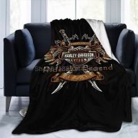 Harley motorcycle davidson throw fuzzy warm blanket Plays for winter bed 3d soft microswift print blanket