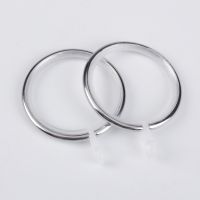 【CW】 10PCS Per Lot Aluminum Alloy Silent Ring Roman Rod Hook 40mm Inner Diameter Black White Silver Bronze 4 Colors