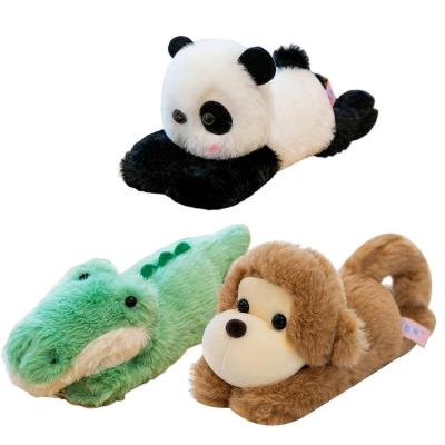 Slap Bracelet Stuffed Animals Cute 3D Animal Wrist Huggers Panda Crocodile Monkey Plush Toy for Kids Boys Girls Birthday Party Christmas Gift security